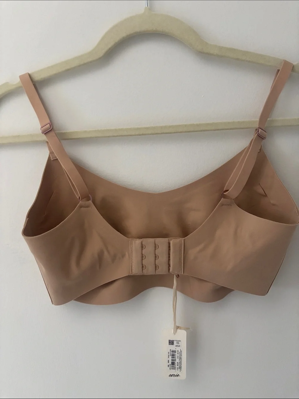 ✨NWT✨aerie smoothez Tan Wireless Bralette Size M